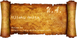 Ujlaky Anita névjegykártya